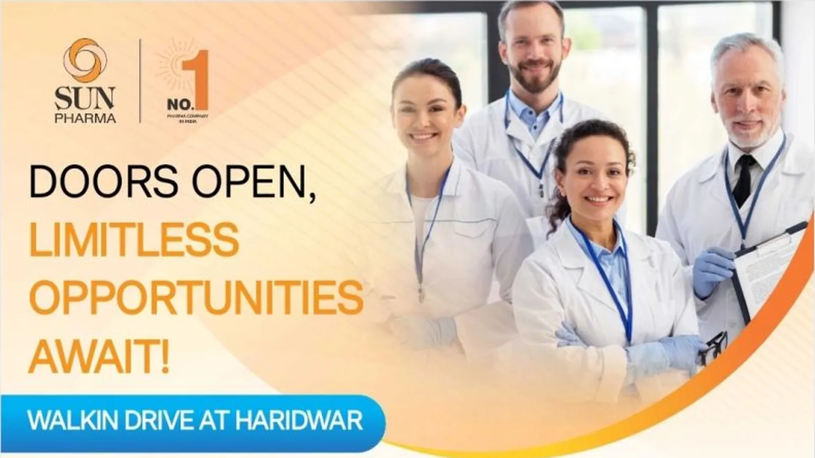 Multiple Positions for Pharma, Science candidates at Sun Pharma