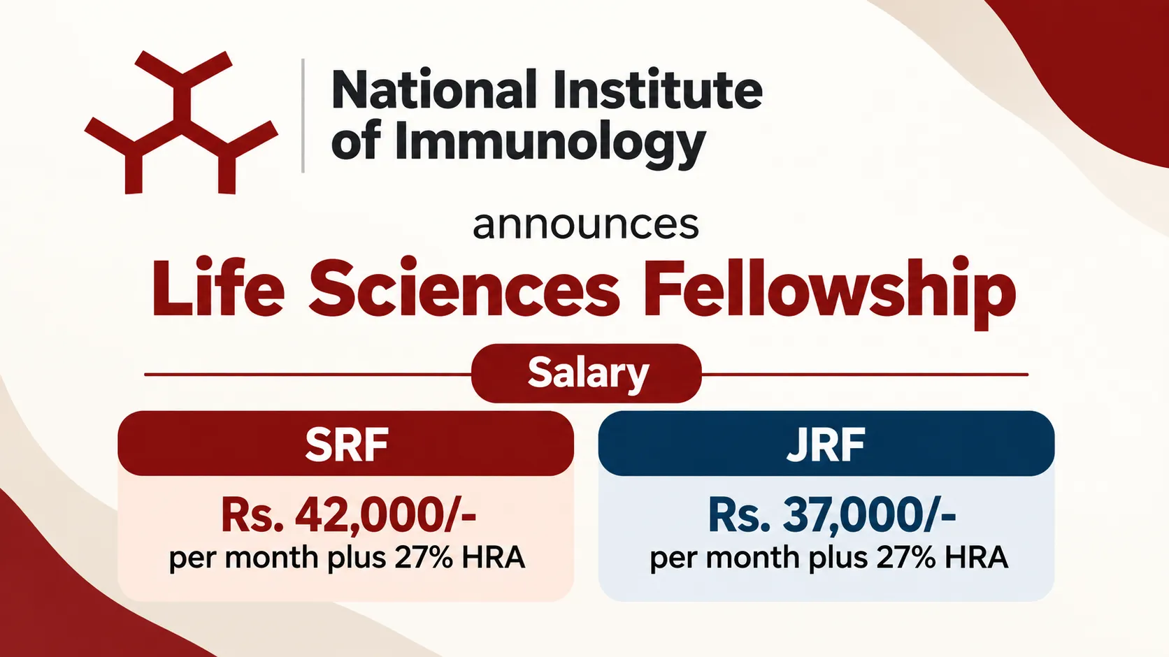 National Institute of Immunology announces Life Sciences Fellowship