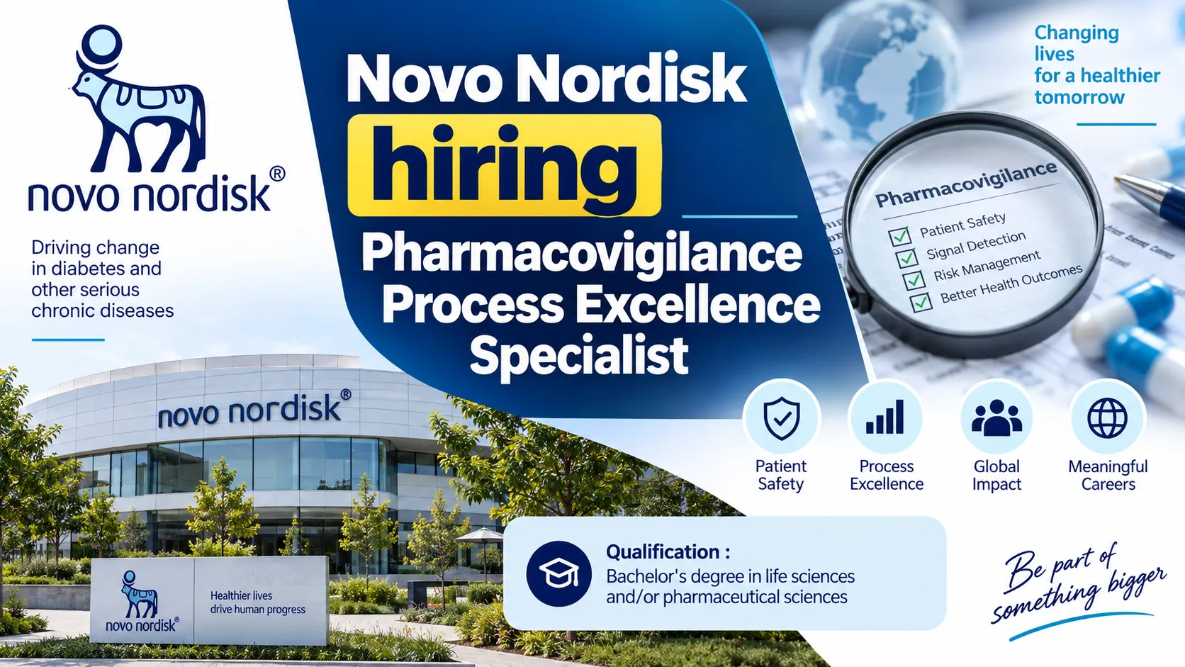 Novo Nordisk hiring Pharmacovigilance Process Excellence Specialist