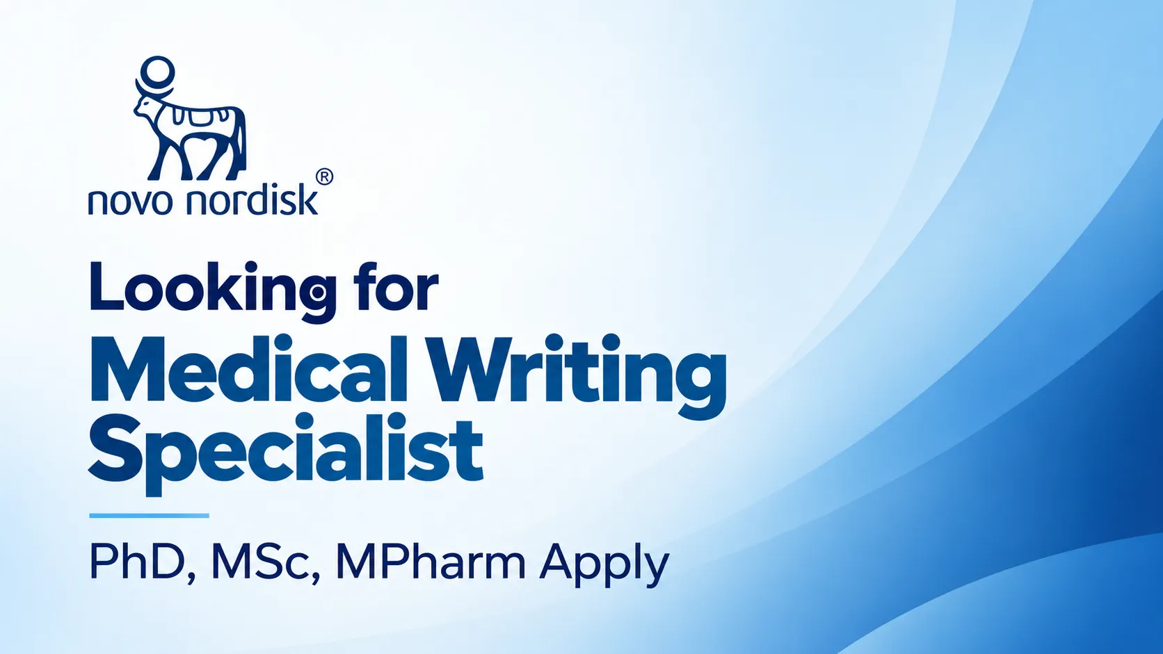 Novo Nordisk looking for Medical Writing Specialist
