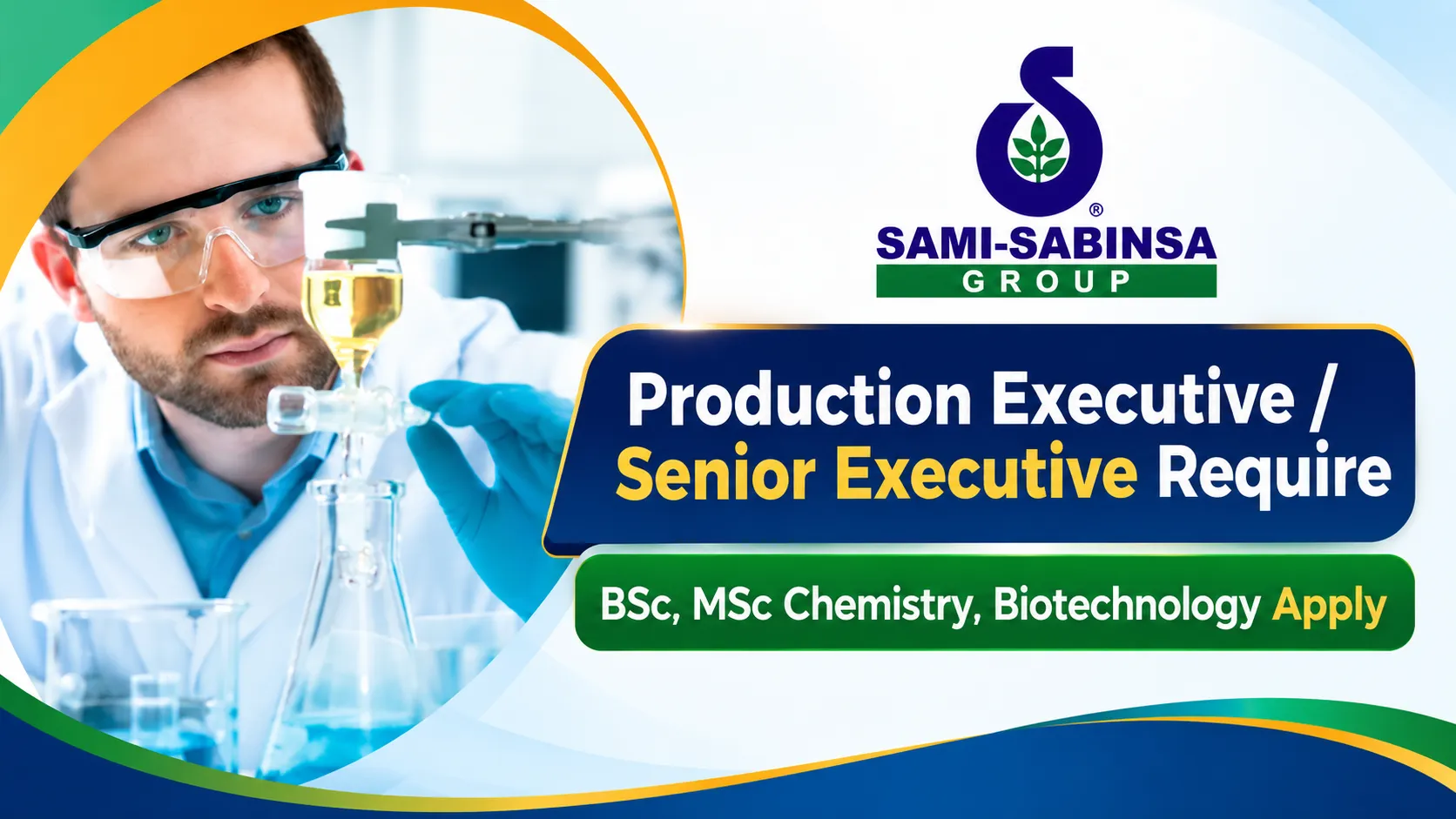 Production Executive / Senior Executive Require at Sami-Sabinsa Group