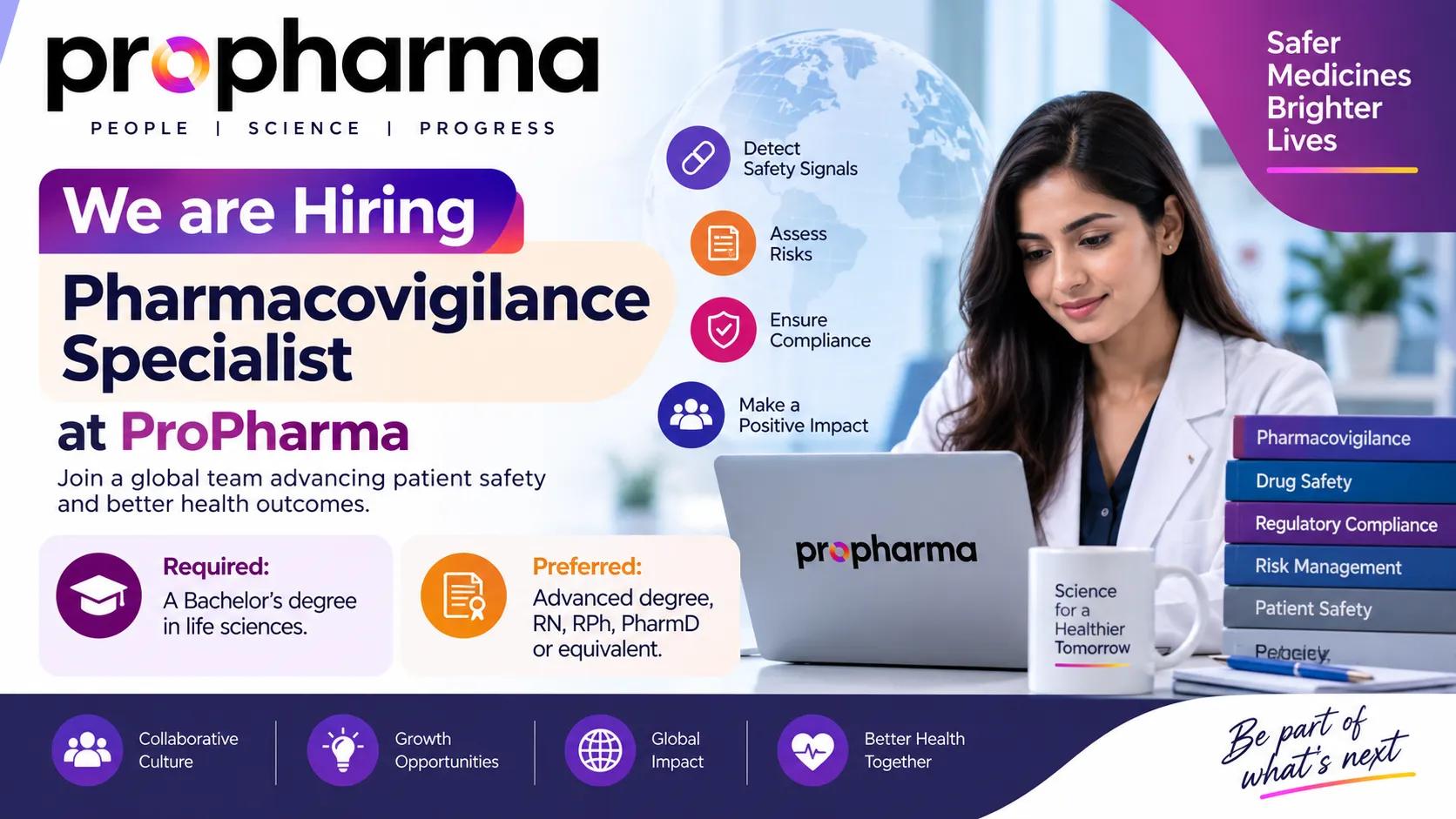 ProPharma recruitment for Pharmacovigilance Specialist