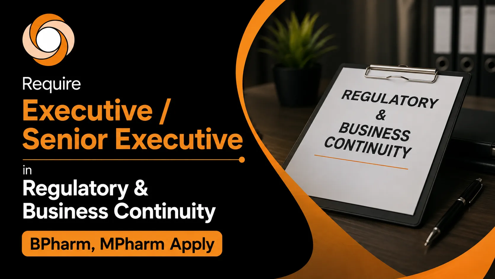 Require Executive / Senior Executive in Regulatory & Business Continuity at Sun Pharma