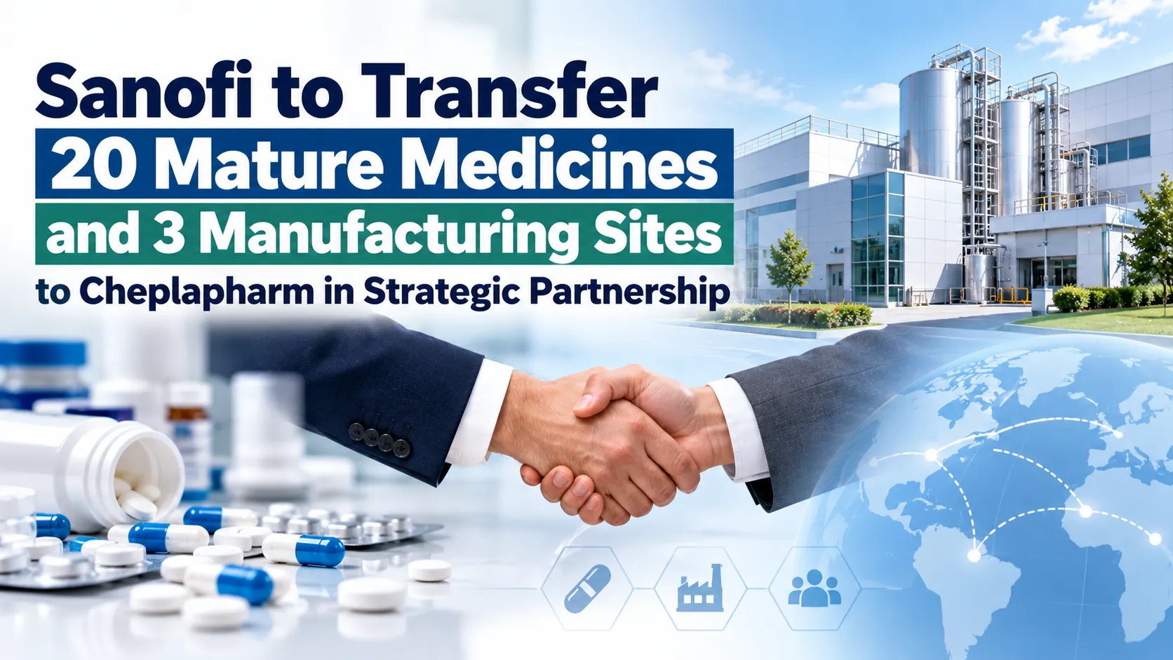 Sanofi to Transfer 20 Mature Medicines and 3 Manufacturing Sites to Cheplapharm in Strategic Partnership