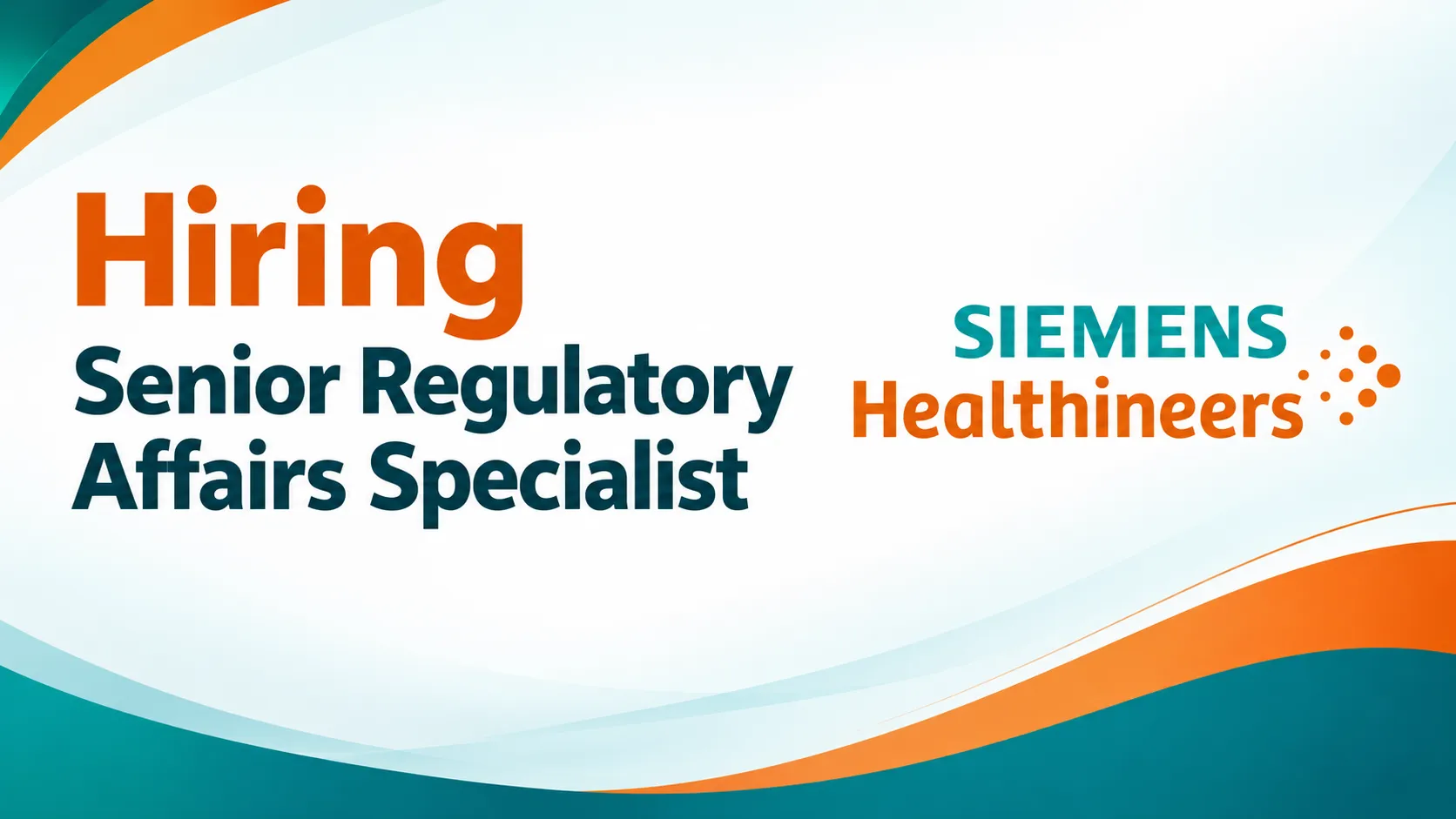 Siemens Healthcare Hiring Senior Regulatory Affairs Specialist
