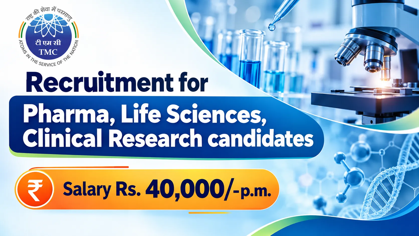 TMC Recruitment for Pharma, Life Sciences, Clinical Research candidates