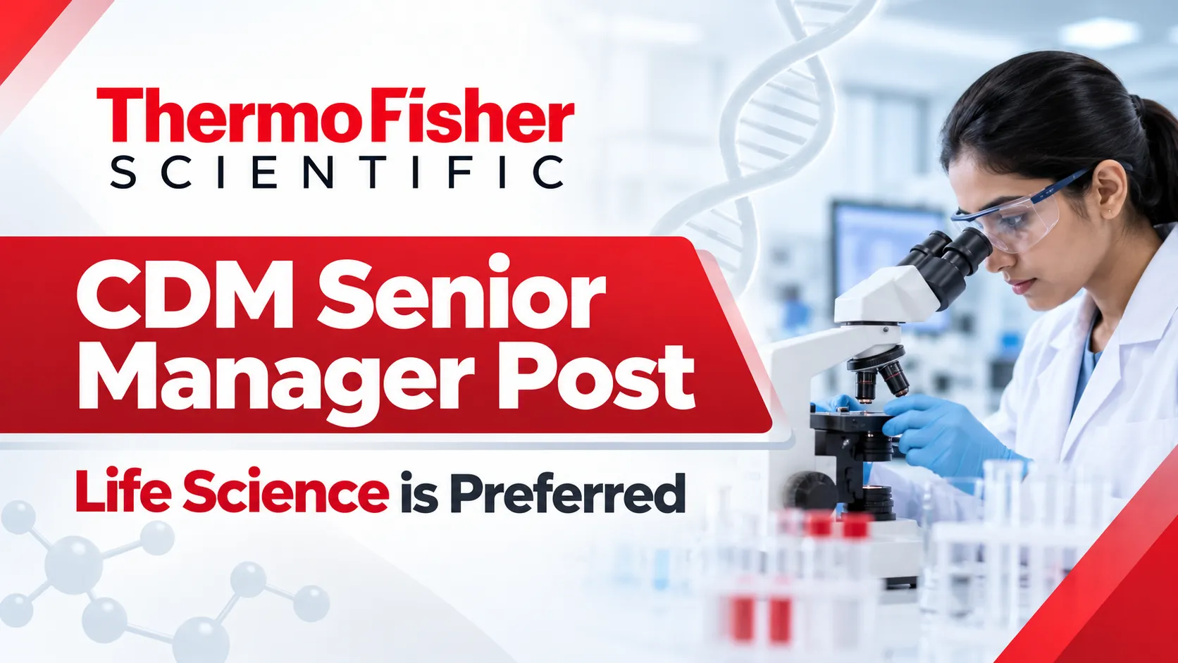 Work as CDM Senior Manager at Thermo Fisher Scientific