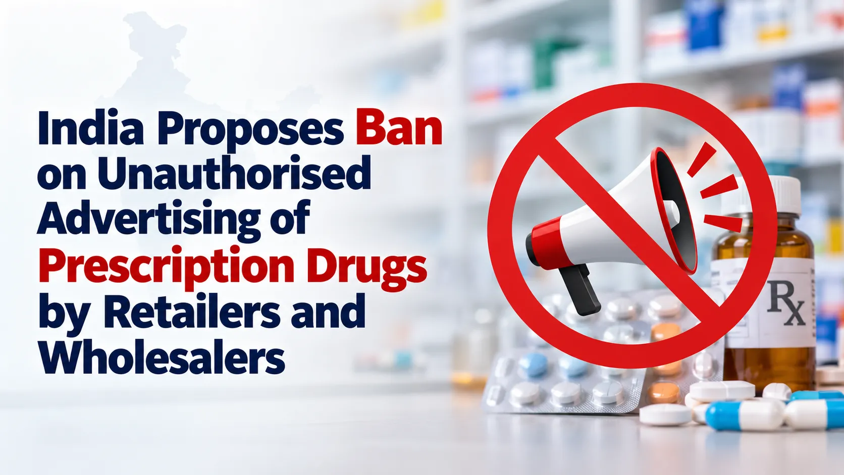 India Proposes Ban on Unauthorised Advertising of Prescription Drugs by Retailers and Wholesalers