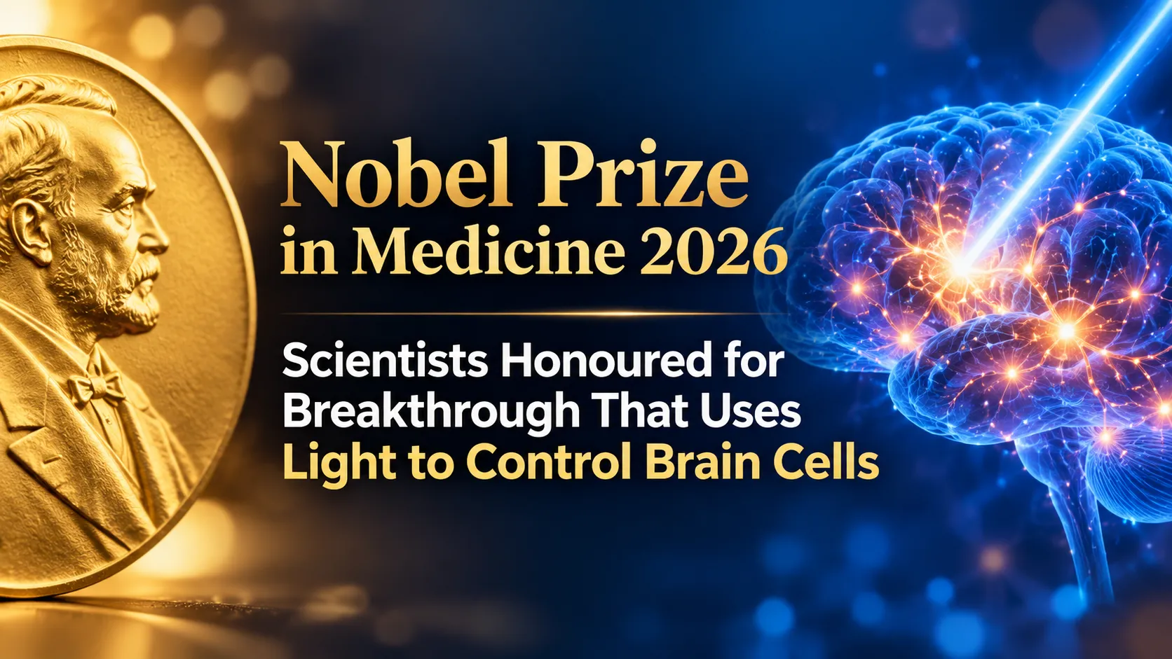 Nobel Prize in Medicine 2026 : Scientists Honoured for Breakthrough That Uses Light to Control Brain Cells