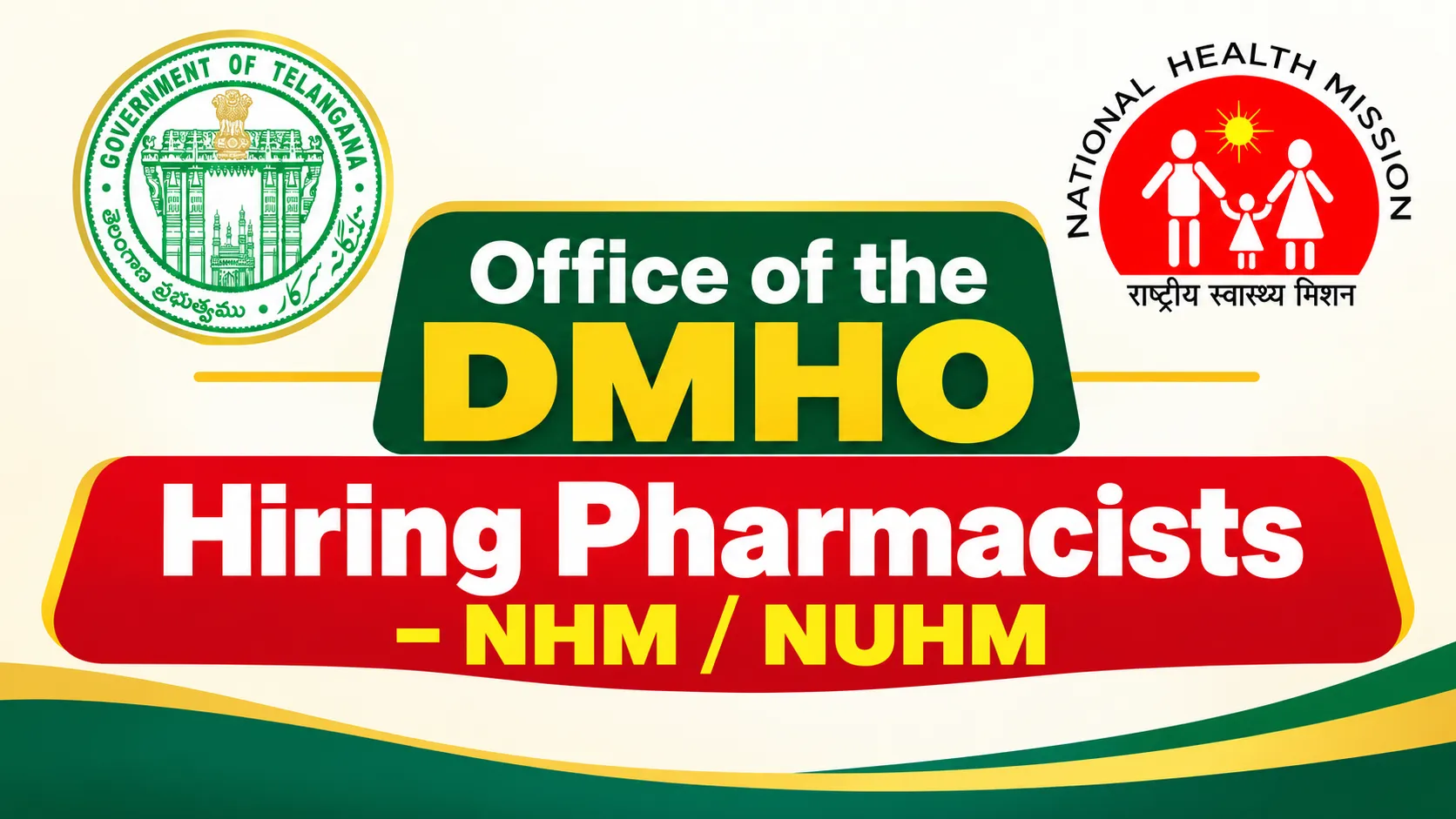 Office of the DMHO Hiring Pharmacists - NHM / NUHM