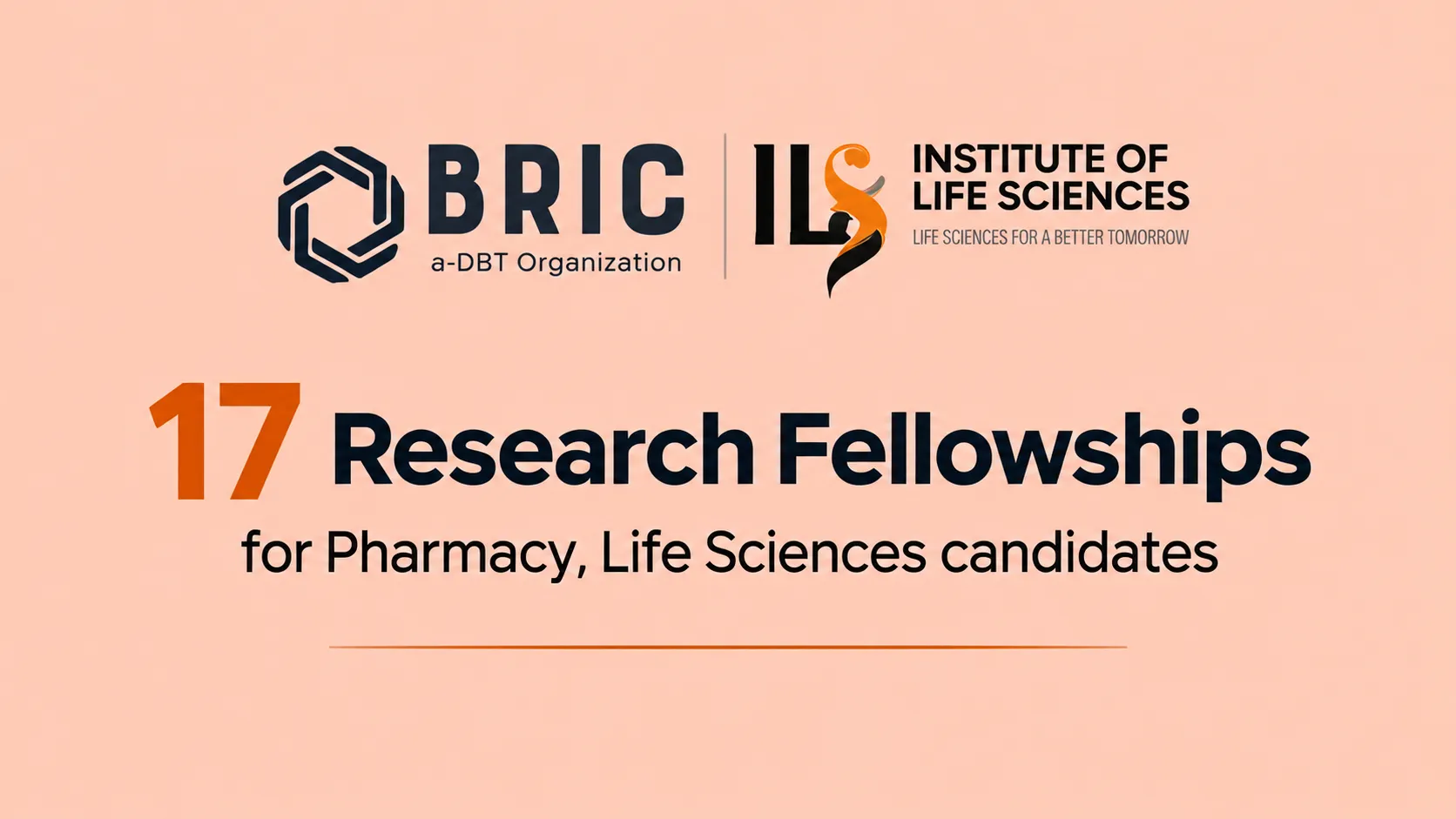 Research Fellowships for Pharmacy, Life Sciences candidates at BRIC-Institute of Life Sciences