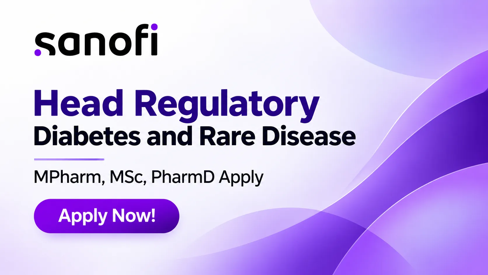 Sanofi Require Head Regulatory Diabetes and Rare Disease
