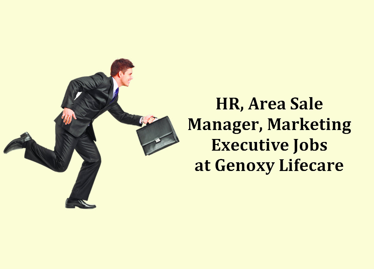 HR, Area Sale Manager, Marketing Executive at Genoxy Lifecare