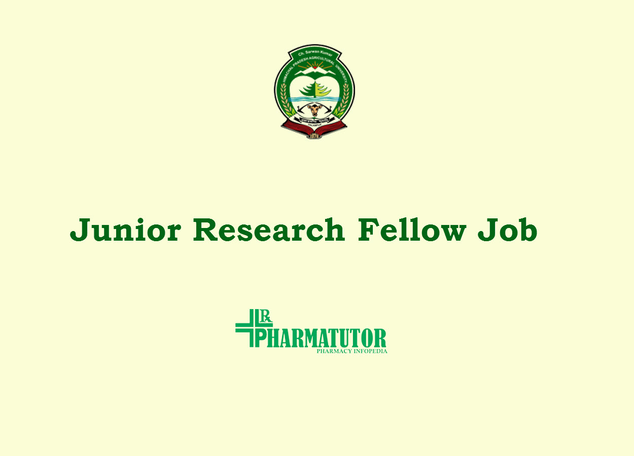 Vacancy for Junior Research Fellow at Himachal Pradesh Krishi Vishvavidyalaya